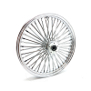 Mcs Radial 48 Fat Spoke Front Wheel 2.15 X 21 Df Chrome Custom Applica