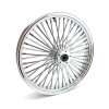 Mcs Radial 48 Fat Spoke Front Wheel 3.50 X 21 Df Chrome 00-07 Touring