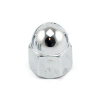 Colony, 1/4-24 Acorn Nuts Chrome. Low Crown
