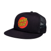 Santa Cruz Dot Mesh Cap Black/Black One Size Fits Most Roll Up And Sta