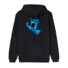 Santa Cruz Screaming Hand Chest Hoodie Black