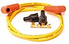 Spark plug wires yellow silicone, H-D 36-79