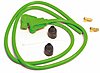 Ignition wires, neon/red silicone, Sumax electric/point ignitions