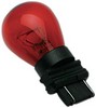 Drag Specialties Dual Filament Bulb Red 3157-Style Wedge Bulb Red Dual