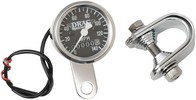 Drag Specialties 1.8" Mechanical Speedometer 2:1 Chrome Housing Black
