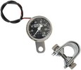 Drag Specialties 1.8" Mechanical Speedometer 2240:60 Chrome Housing Bl