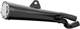 Supertrapp Muffler Slip-On Megaphone Series Stainless Steel Black Muff