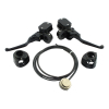 Handlebar Control Hydr. Clutch Conversion Kit. Black 96-06 Softail, 96