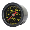 Marshall marshall oil pressure gauge, 0-100 psi. black housing