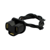 MCS h4 headlamp wiring plug, 3 prong Universal