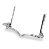 V-Bracket Spotlamp/Passing Lamp Mounting Bar. Chrome 86-07 Flstc (Excl