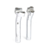 Forged Aluminum Risers Pullback, 7" Rise. Chrome Chrome Plated Forged