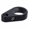 2-piece frame cable clamp. Clutch. Black Universal Black, 1 1/8 ID, 1