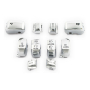 Handlebar Switch Cap Kit, Chrome 96-13 Flhtcu, Flhtk, Fltr, Fltru, 09-