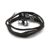 Handlebar Switch & Wiring Kit. Radio. Led. Chrome 96-06  Flt/Touring