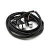 Handlebar Switch & Wiring Kit. Standard. Led. Chrome 96-06 Softail, Dy