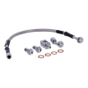 Goodridge Brake Line Rear, Stainless Clear Coated 00-07 Fxd