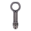 Goodridge, Slimline banjo fitting 3/8 straight 10mm. SS High polished