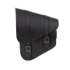 Ledrie, Full Leather Swing Arm Bag Left, 9 Liter. Black 18-23 Softail