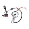 Stoker, Electronic Speedometer 48Mm. Chrome, White Face Compatible Wit