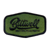 Biltwell biltwell cursive patch 3,5" black/green