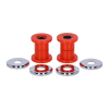 MCS handlebar damper kit, red polyurethane 18-21 Softail, 99-21 Tourin