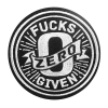Down-n-Out Zero Fucks Given patch