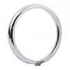 Bates Style Headlamp Trim Ring. 4-1/2". Chrome