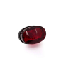 Ny Oval, Taillight. Black. Red Lens Universal