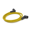 Universal 40" Spark Plug Wire Set. Cotton Cloth,Yellow/Black Universal