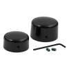 Rear Axle Nut Cap Kit 08-17 Softail, Dyna (Excl. Fxcw/C, Fxsb, Fxsbse,