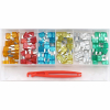 Sonic, mini fuses assortment box, with puller. 121-piece 121-pieces. I