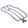 Solo seat luggage rack, 7". Chrome 18-20 FLSL Slim 107. With solo seat