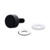 Thumb Screw Kit For Seat. Low Profile. Black 96-23 H-D With 1/4-20 Thr