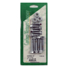 GW, rocker box top bolt kit. Flanged hex, chrome 99-17 Twin Cam (NU) C