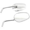 Highway Hawk, 'Classic' mirror set. Chrome