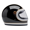 Biltwell Gringo S Helmet Gloss White/Black Tracker Size L