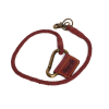 Trip Machine Braided Key Chain Cherry Red Complete Length With Carabin