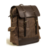 Trip Machine, Rambler Backpack. Tobacco Brown Universal Heavy Duty Wax