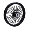 Mcs Radial 48 Fat Spoke Front Wheel 3.50 X 23 Df Black Custom Applicat