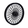 Mcs Radial 48 Fat Spoke Front Wheel 2.15 X 21 Sf Black 04-05 Fxdwg Sf