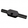 Goodridge Aluminum brake tee bar. Black plated carbon steel. Universal