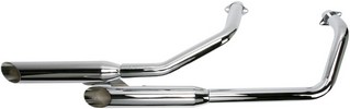 Cobra Exhaust System 2 Into 2 Slash Cut Tips Chromr Classic S/C Vt750C