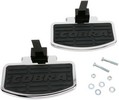 Cobra Classic Rear Floorbord Kit Chrome Pass F/Boards Vt1100Ace