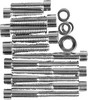 Drag Specialties Chrome Socket-Head Transmission Side Cover Bolt Kit S