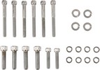Drag Specialties Chrome Socket-Head Transmission Side Cover Bolt Kit K