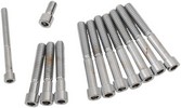 Drag Specialties Chrome Socket-Head Primary Cover Bolt Kit Smooth Sm S