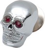 Drag Specialties Skull Krometts W/ Red Eyes Sm Chr Skull W/Red Eye