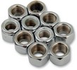 Drag Specialties Nylon Insert Nut 3/8-24 Chrome 3/8-24 Chr Nylon Nut