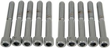 Drag Specialties Socket-Head Bolt 5/16-18X2.25 Knurled Chrome 5/16-18X